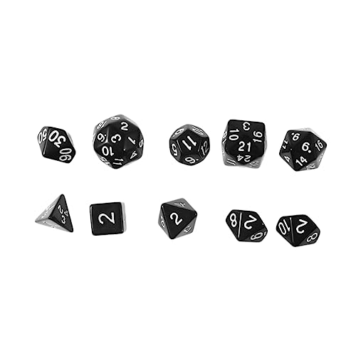 Yardwe 1 STK. facettierte Würfel Digitale Würfel Brettspiele facettenreiche Würfel Black Yardwe 1 STK. facettierte Würfel Digitale Würfel Brettspiele facettenreiche Würfel Black von Yardwe