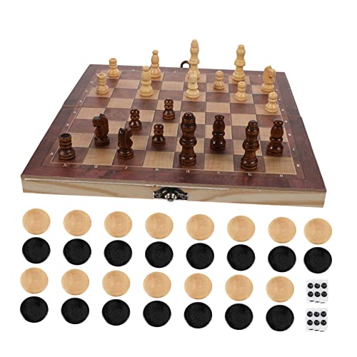 Yardwe 1 Satz 3 1 Internationales Schach Lernspielzeug für Intelligenz Schach schachspiel Schachbrett pädagogisches Schachspielzeug Schachspiel aus Holz hölzern Brown Yardwe 1 Satz 3 1 Internationales Schach Lernspielzeug für Intelligenz Schach schachspiel Schachbrett pädagogisches Schachspielzeug Schachspiel aus Holz hölzern Brown von Yardwe