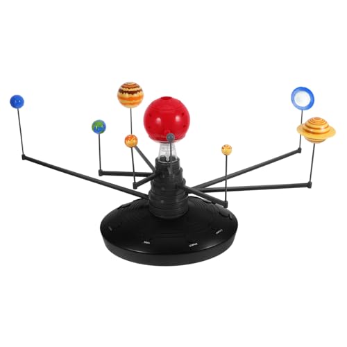 Yardwe 1 Satz 3D -Planet -Modell Planetarium Solarsystem Weltraum-Lernspielzeug Puzzle für Weltraumspielzeug für 3-5 Modelle des Sonnensystems Abs von Yardwe