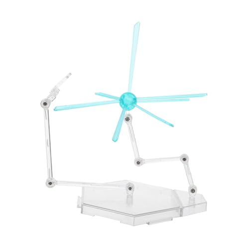 Yardwe 1 Satz Action Figure Stand Transparente Stütze für Figuren Einstellbarer Displayständer mit Effekten für Sammler und Zubehör zur Präsentation von Actionfiguren von Yardwe