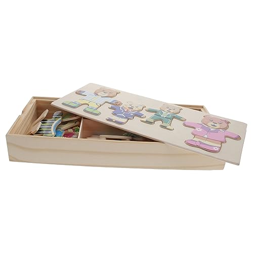 Yardwe 1 Satz Ankleide-Puzzle interaktives Puzzle Fun Toy zoigltod Toys animarus Tierwechsel-Kleidungsrätsel tierische Rätsel Pädagogikspielzeug Tier Puzzles Holz Yardwe 1 Satz Ankleide-Puzzle interaktives Puzzle Fun Toy zoigltod Toys animarus Tierwechsel-Kleidungsrätsel tierische Rätsel Pädagogikspielzeug Tier Puzzles Holz von Yardwe