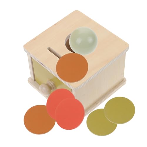 Yardwe 1 Satz Babykognitiver sensorisches Kinderspielzeug Motorik-Trainingsspielzeug Babymünzenspielzeug Kiefernholz Yardwe 1 Satz Babykognitiver sensorisches Kinderspielzeug Motorik-Trainingsspielzeug Babymünzenspielzeug Kiefernholz von Yardwe