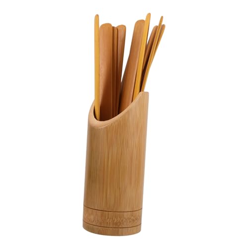 Yardwe 1 Satz Bambusstock Chinesische Weissagungsstäbchen Zeichenzeichnungseimer Weissagungsstäbe Traditionelle Glücksstäbe Künstliche Glücks-wahrsagestäbchen Wahrsagespiele Light Brown von Yardwe