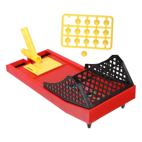 Yardwe 1 Satz Basketballmaschine Desktop-Spiel Für Sportspielspielzeug Desktop-spielspielzeug Basketball Spiel Interaktives Rot Plastik von Yardwe