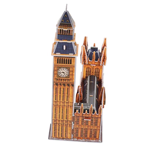Yardwe 1 Satz Big Ben-Modell rätsel berühmtes Baupuzzle Puzzle Bauen Londoner Rätsel Puzzle- für Erwachsene Kinderrätsel Modelle für Erwachsene Bauen Papier von Yardwe