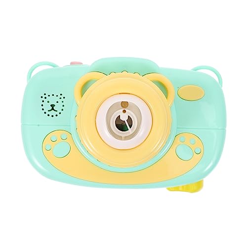 Yardwe 1 Satz Blasenkamera - Kinderspielzeug Blase elektrischer Seifenblasenhersteller Seifenblasenmaschinen- Cartoon Bubble Machine Plastik Grün von Yardwe