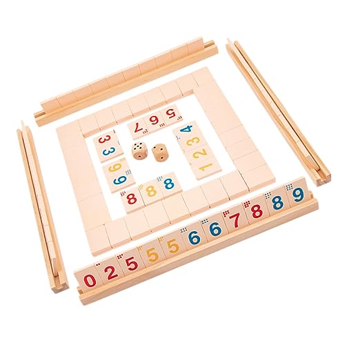 Yardwe 1 Satz Brettspiel aus Holz Mahjong Spiele für Erwachsene Holzspiele schließen Simulationsspielzeug Brettspiele für den Familienabend Shut-The-Box-Spiel Tabletop-Spiele hölzern Yardwe 1 Satz Brettspiel aus Holz Mahjong Spiele für Erwachsene Holzspiele schließen Simulationsspielzeug Brettspiele für den Familienabend Shut-The-Box-Spiel Tabletop-Spiele hölzern von Yardwe