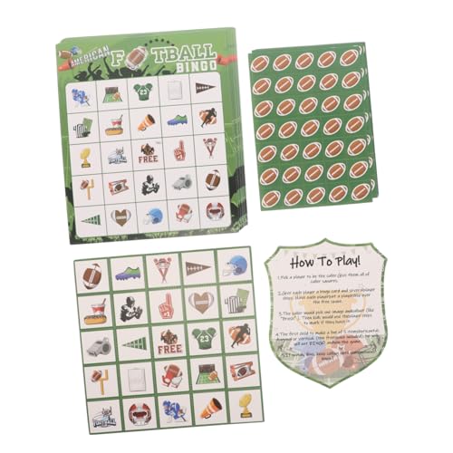 Yardwe 1 Satz -Brettspiel fußball Party deko Bingo-Karten Bingo-Spielkarten Bingokarten wiederverwendbar Fußballpartyspiele Fußball -Wohnungsdekoration Fußball-Brettspiel Papier Yardwe 1 Satz -Brettspiel fußball Party deko Bingo-Karten Bingo-Spielkarten Bingokarten wiederverwendbar Fußballpartyspiele Fußball -Wohnungsdekoration Fußball-Brettspiel Papier von Yardwe