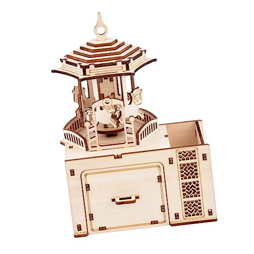 Yardwe 1 Satz DIY Holzspielzeug Musikbox Karussell Puzzle Handgefertigte Bastelarbeit für Weihnachten und Valentinstag Sicheres Holzmaterial für Zimmerdeko Yardwe 1 Satz DIY Holzspielzeug Musikbox Karussell Puzzle Handgefertigte Bastelarbeit für Weihnachten und Valentinstag Sicheres Holzmaterial für Zimmerdeko von Yardwe