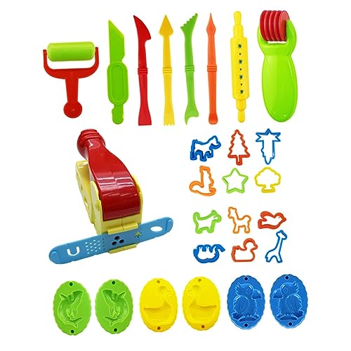 Yardwe 1 Satz DIY Knetwerkzeug Set für Teiliges Plastilin Formen Set für Kreative Spielstunden zu Hause Schule Zufällige Farbauswahl für Jungen Zufällige Farbe von Yardwe