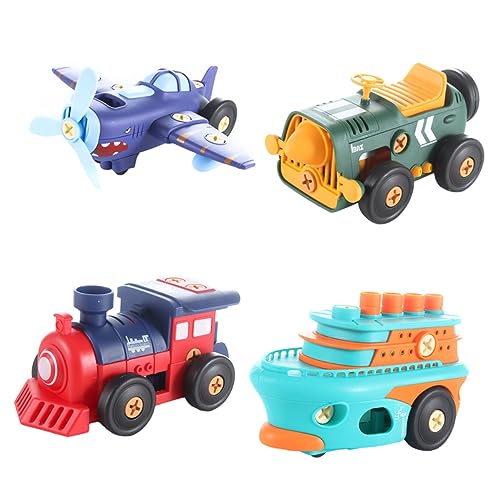 Yardwe 1 Satz DIY Retro Auto Set für Jungen Zerlegbares Schraubenschlüssel Elektrisches Fahrzeug für Jahren Verpackung Designs von Yardwe