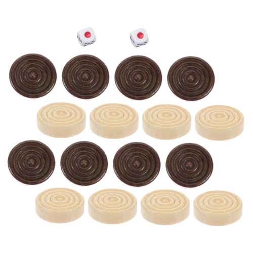 Yardwe 1 Satz Dame-zubehör Zubehör Für Brettspiele Reise-Backgammon Holzspielzeug Brettspiele Für Den Familienabend Backgammon-sportspielzeug Hölzern Yardwe 1 Satz Dame-zubehör Zubehör Für Brettspiele Reise-Backgammon Holzspielzeug Brettspiele Für Den Familienabend Backgammon-sportspielzeug Hölzern von Yardwe