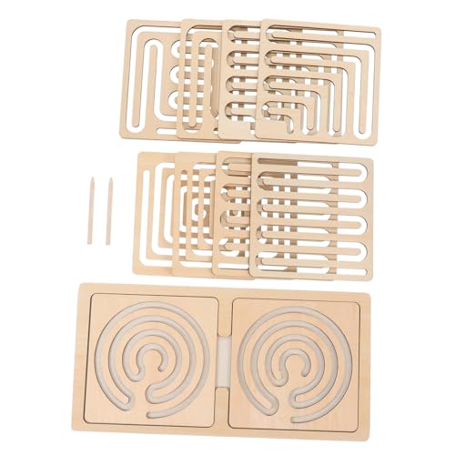 Yardwe 1 Satz Denkspiel Feinmotorik Vorschulspielzeug für für Vorschüler Gehirnverbesserungsgerät für kleines menschliches Gehirn Holz Khaki Yardwe 1 Satz Denkspiel Feinmotorik Vorschulspielzeug für für Vorschüler Gehirnverbesserungsgerät für kleines menschliches Gehirn Holz Khaki von Yardwe