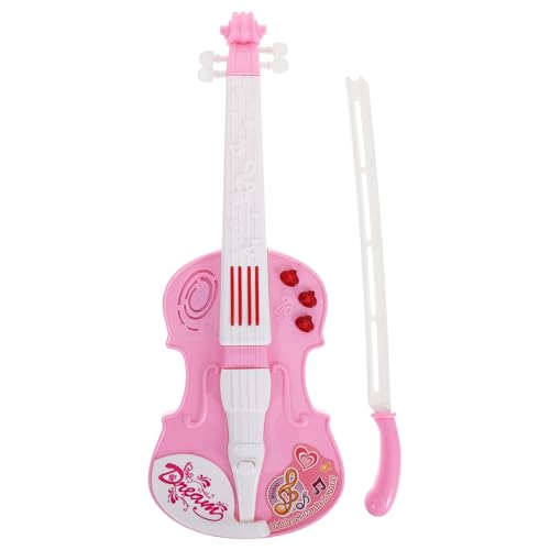 Yardwe 1 Satz Elektronische Violine mit Licht Sound Musikinstrument für Kleinkinder Realistische Kindergeige für Frühe Musikausbildung und Kreatives Yardwe 1 Satz Elektronische Violine mit Licht Sound Musikinstrument für Kleinkinder Realistische Kindergeige für Frühe Musikausbildung und Kreatives von Yardwe