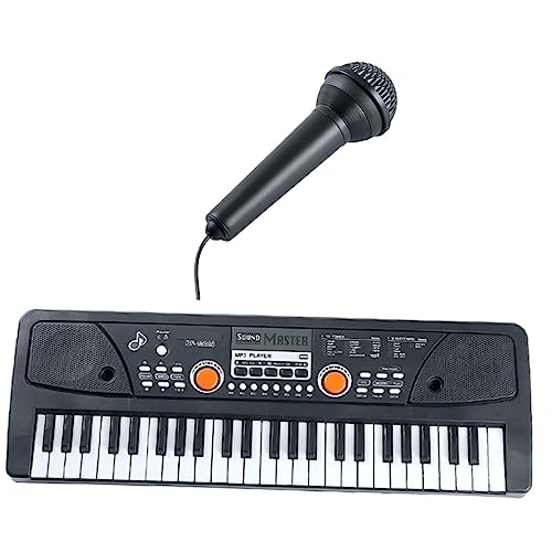 Yardwe 1 Satz Elektronisches Klavier für Schlüssel musikalisches klavierspielzeug multifunktionales Musikspielzeug Musikinstrumente Kinderklavier Plastik Schwarz Yardwe 1 Satz Elektronisches Klavier für Schlüssel musikalisches klavierspielzeug multifunktionales Musikspielzeug Musikinstrumente Kinderklavier Plastik Schwarz von Yardwe