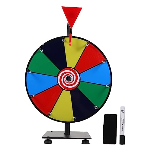 Yardwe 1 Satz Erasierbares Preisrad mit Bunten Fächern Robustes Dreh Roulette für Partys Messen und Veranstaltungen Einfach zu Montieren und Langlebig für Unvergessliche von Yardwe