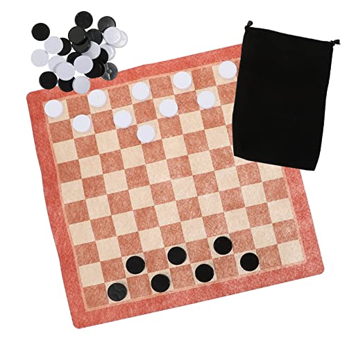 Yardwe 1 Satz Faltbares Schachspiel für Interaktives Tragbares Spielbrett für Frühe Bildung Sicheres und Design Drinnen und Draußen Leicht und Komfortabel im Gebrauch von Yardwe
