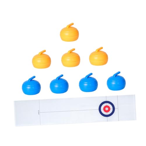 Yardwe 1 Satz Familiencurling Spielset Kreatives Tischcurling für Erwachsene und Freizeitspiel für Gesellige Runden aus Hochwertigem Tragbar und Sicher Yardwe 1 Satz Familiencurling Spielset Kreatives Tischcurling für Erwachsene und Freizeitspiel für Gesellige Runden aus Hochwertigem Tragbar und Sicher von Yardwe