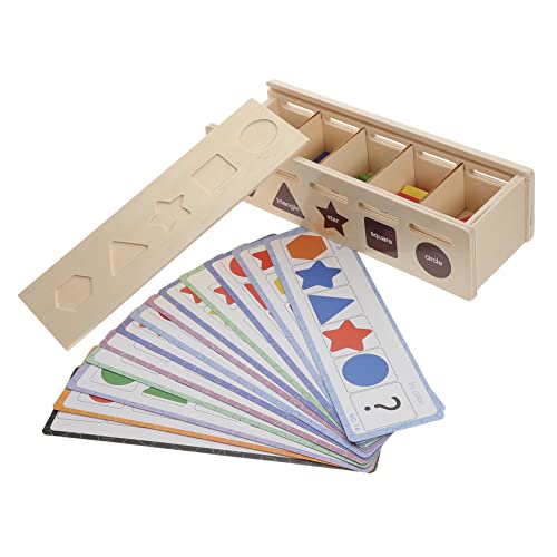 Yardwe 1 Satz Farbformklassifizierungsbox Lustige Kinderspielzeuge Sortierer Für Babyformen Lustiges Kinderspielzeug Holzform Sortierer Babyform Sortierer Bunt Hölzern von Yardwe