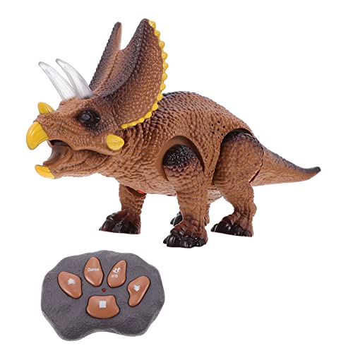 Yardwe 1 Satz Fernbedienung Dinosaurier Dinosaurierspielzeug Kinderspielzeug Dinosaurier-Modell Triceratops- Dinosaurier Leuchtendes Brown Plastik Yardwe 1 Satz Fernbedienung Dinosaurier Dinosaurierspielzeug Kinderspielzeug Dinosaurier-Modell Triceratops- Dinosaurier Leuchtendes Brown Plastik von Yardwe