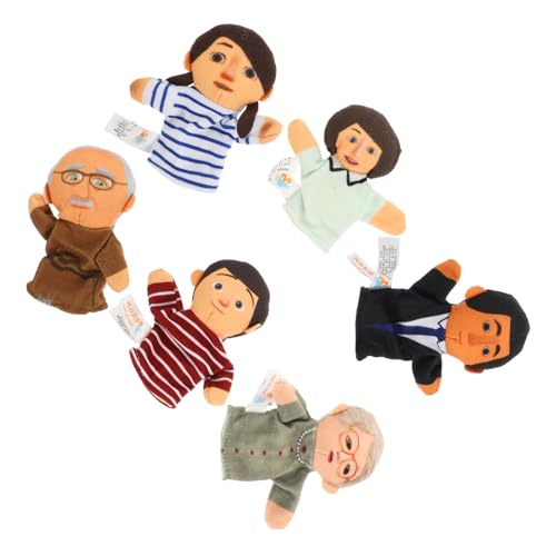 Yardwe 1 Satz Fingerpuppen für Teiliges Familiendesign für Rollenspiele Geschichtenerzählen Partys Stärkung der Eltern Bindung Yardwe 1 Satz Fingerpuppen für Teiliges Familiendesign für Rollenspiele Geschichtenerzählen Partys Stärkung der Eltern Bindung von Yardwe