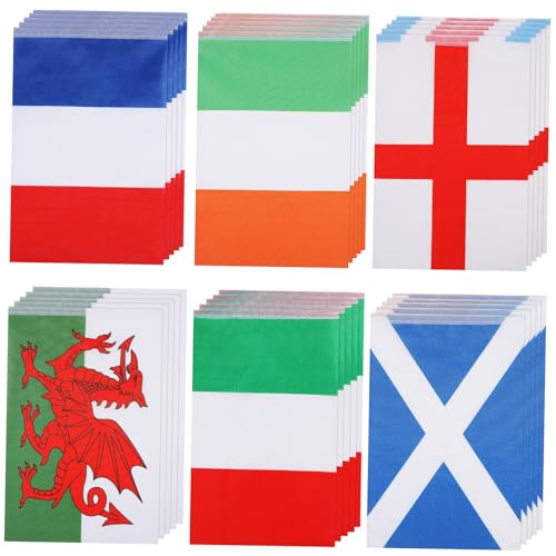 Yardwe 1 Satz Flaggen Aller Nationen Weltflagge Flaggen der Welt Flags of The World bürodeko Party deko Einschulung Banners Internationale Wimpelketten Länderflaggen-Banner Polyestertuch von Yardwe