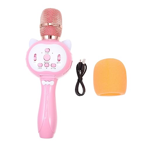 Yardwe 1 Satz Funkmikrofon Bildungsspielzeug Karaoke-Mikrofon- kreatives Musikspielzeug multifunktionales Mikrofon- Lernspielzeug für Babymikrofon Metall Rosa Yardwe 1 Satz Funkmikrofon Bildungsspielzeug Karaoke-Mikrofon- kreatives Musikspielzeug multifunktionales Mikrofon- Lernspielzeug für Babymikrofon Metall Rosa von Yardwe