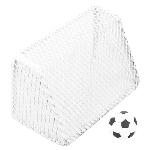 Yardwe 1 Satz Fußballtor Puppenhaus Ziel Fußballnetz Fußballtore Mini-fußball Miniatur Mini- -fußballstatuen Mikro-landschaftsbaukugeln Weiß Eisen Yardwe 1 Satz Fußballtor Puppenhaus Ziel Fußballnetz Fußballtore Mini-fußball Miniatur Mini- -fußballstatuen Mikro-landschaftsbaukugeln Weiß Eisen von Yardwe