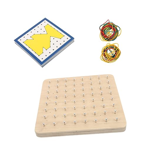 Yardwe 1 Satz Geoboard aus Holz für Kreatives Lernspielzeug zur Geometrischen Formgebung Fördert Geduld und Hand Augen Koordination Sicher und Verarbeitet für Frühe Mathematische Bildung Yardwe 1 Satz Geoboard aus Holz für Kreatives Lernspielzeug zur Geometrischen Formgebung Fördert Geduld und Hand Augen Koordination Sicher und Verarbeitet für Frühe Mathematische Bildung von Yardwe