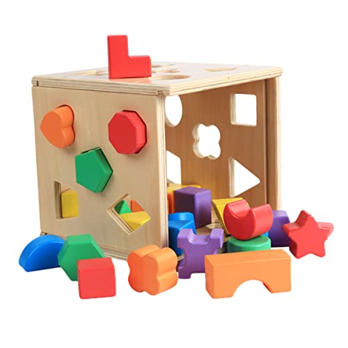 Yardwe 1 Satz Geometrisches Formenspielzeug aus Holz Formensortierer für Kleinkinder Pädagogisches Kreativität und Vorstellungskraft Sicher und Langlebig für Jungen und Ab Jahren Yardwe 1 Satz Geometrisches Formenspielzeug aus Holz Formensortierer für Kleinkinder Pädagogisches Kreativität und Vorstellungskraft Sicher und Langlebig für Jungen und Ab Jahren von Yardwe
