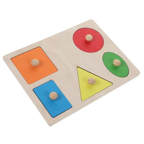 Yardwe 1 Satz Geometrisches Formensteckspiel aus Holz für Montessori Lernspielzeug Form und Farbenwahrnehmung Robust und Langlebig für Vorschulkinder Eltern Junge Mädchen Aktivitäten Yardwe 1 Satz Geometrisches Formensteckspiel aus Holz für Montessori Lernspielzeug Form und Farbenwahrnehmung Robust und Langlebig für Vorschulkinder Eltern Junge Mädchen Aktivitäten von Yardwe