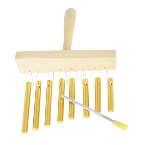 Yardwe 1 Satz Glockenanordnung Aus Aluminiumrohr Acht Ton Glockenspiel Aus Aluminiumrohr Wind Für Klein Instrument Klimpern Monophones Schlagrohr Massivholz Golden Yardwe 1 Satz Glockenanordnung Aus Aluminiumrohr Acht Ton Glockenspiel Aus Aluminiumrohr Wind Für Klein Instrument Klimpern Monophones Schlagrohr Massivholz Golden von Yardwe