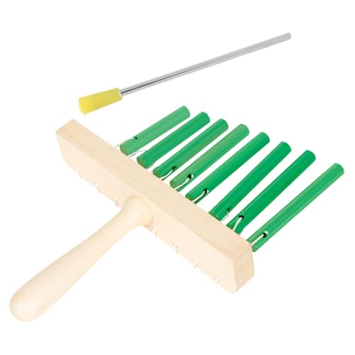 Yardwe 1 Satz Glockenanordnung Aus Aluminiumrohr Kind Musik Glocken Röhren Monophones Schlagrohr Windglockenpfeife Percussion- Schlagwindspiel Xylophon Für Babys Green Massivholz von Yardwe