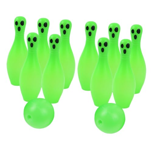 Yardwe 1 Satz Halloween Bowling Leuchtende Bowlingkugeln mit Kegeln für Interaktive Familien Spiele für Halloween Partys und Indoor Spiele mit Großen Kegeln Yardwe 1 Satz Halloween Bowling Leuchtende Bowlingkugeln mit Kegeln für Interaktive Familien Spiele für Halloween Partys und Indoor Spiele mit Großen Kegeln von Yardwe