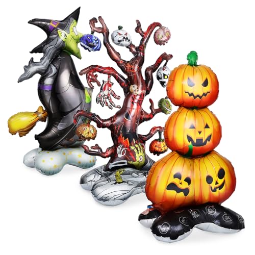 Yardwe 1 Satz Halloween-Dekorationsrequisiten dekorativ für umwerben Luftballons Halloween Farben eins Die Partyballons Halloween Party Ballons Dekorationen Aluminiumfolie Yardwe 1 Satz Halloween-Dekorationsrequisiten dekorativ für umwerben Luftballons Halloween Farben eins Die Partyballons Halloween Party Ballons Dekorationen Aluminiumfolie von Yardwe