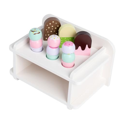 Yardwe 1 Satz Hölzerne Eiskegel Spielzeuge Eisspielzeugkind Eiscrememodell Vorgibt Essen Simulation Eiswaffel Lebensmittelspielzeug Künstliches Eisspielzeug Eiscremedekorationen Weiß Yardwe 1 Satz Hölzerne Eiskegel Spielzeuge Eisspielzeugkind Eiscrememodell Vorgibt Essen Simulation Eiswaffel Lebensmittelspielzeug Künstliches Eisspielzeug Eiscremedekorationen Weiß von Yardwe