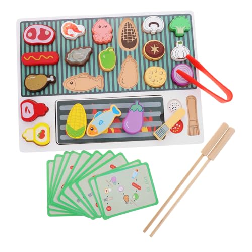 Yardwe 1 Satz Hölzernes Küchenspielzeug, Simuliertes Grillspielzeug, Rollenspiel, Kochspielset, Küchenspielzeug, Interaktives Kochspielset, Lebensmittel-grillspielzeug Yardwe 1 Satz Hölzernes Küchenspielzeug, Simuliertes Grillspielzeug, Rollenspiel, Kochspielset, Küchenspielzeug, Interaktives Kochspielset, Lebensmittel-grillspielzeug von Yardwe