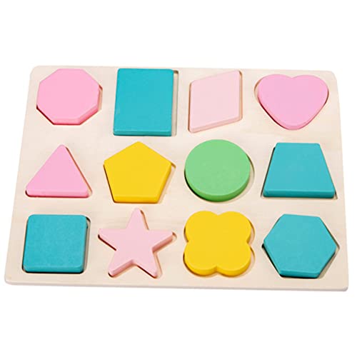Yardwe 1 Satz Holz Puzzle für Kleinkinder Geometrische Formen Lernspielzeug für Aktivitätsspielzeug Hand Augen Koordination und Kreativität mit Sicher und Langlebig Yardwe 1 Satz Holz Puzzle für Kleinkinder Geometrische Formen Lernspielzeug für Aktivitätsspielzeug Hand Augen Koordination und Kreativität mit Sicher und Langlebig von Yardwe