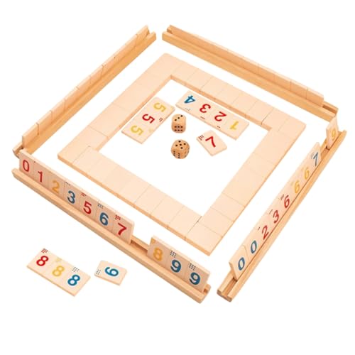 Yardwe 1 Satz Holz Würfelspiel für Digitales Lernspielzeug für Junge Sicheres und Langlebiges Brettspiel für Partys und Familienunterhaltung Yardwe 1 Satz Holz Würfelspiel für Digitales Lernspielzeug für Junge Sicheres und Langlebiges Brettspiel für Partys und Familienunterhaltung von Yardwe