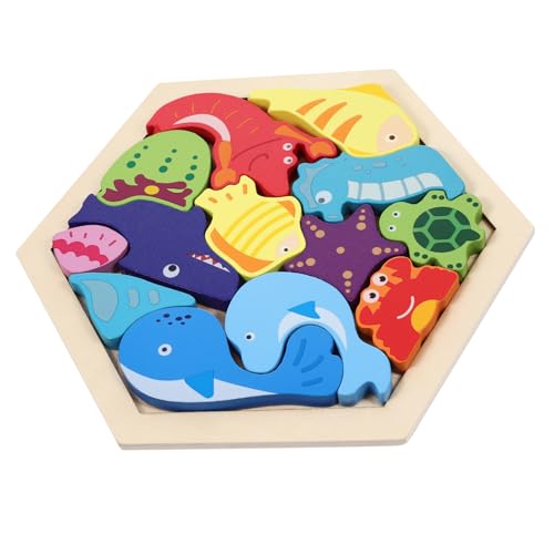Yardwe 1 Satz Holzpuzzle für Kleinkinder Interaktives Tierpuzzle aus Holz Fördert Kognitive Fähigkeiten und Hand Augen Koordination Sicheres für Ab Jahr für Geburtstagsgeschenke Yardwe 1 Satz Holzpuzzle für Kleinkinder Interaktives Tierpuzzle aus Holz Fördert Kognitive Fähigkeiten und Hand Augen Koordination Sicheres für Ab Jahr für Geburtstagsgeschenke von Yardwe