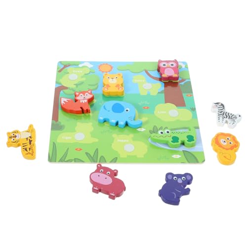 Yardwe 1 Satz Holzpuzzle für Kleinkinder Montessori Lernpuzzle mit Tierstickern Pädagogisches Holzspielzeug Motorischen Fähigkeiten und Vorstellungskraft Yardwe 1 Satz Holzpuzzle für Kleinkinder Montessori Lernpuzzle mit Tierstickern Pädagogisches Holzspielzeug Motorischen Fähigkeiten und Vorstellungskraft von Yardwe