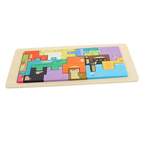 Yardwe 1 Satz Holzpuzzle für Lustige Tierdesigns Lernspielzeug Kognitiven Entwicklung und Hand Augen Koordination für Kleinkinder von Jahren Yardwe 1 Satz Holzpuzzle für Lustige Tierdesigns Lernspielzeug Kognitiven Entwicklung und Hand Augen Koordination für Kleinkinder von Jahren von Yardwe