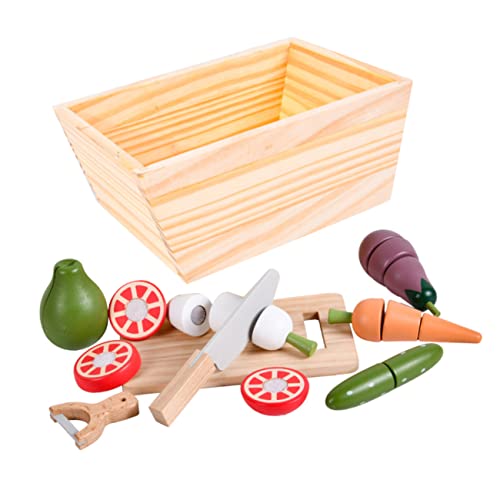 Yardwe 1 Satz Holzspielzeug mit Gemüse für Schneide Fördert Motorische Fähigkeiten und Kreativität Küchenspielzeug für Kleinkinder Ab Jahr Yardwe 1 Satz Holzspielzeug mit Gemüse für Schneide Fördert Motorische Fähigkeiten und Kreativität Küchenspielzeug für Kleinkinder Ab Jahr von Yardwe