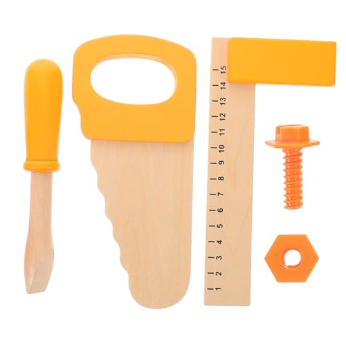 Yardwe 1 Satz Holzwerkzeug Set für Realistisches Schraubendreher Kettensäge und für Kleinkinder für Fantasievolles und Kreative Aktivitäten Yardwe 1 Satz Holzwerkzeug Set für Realistisches Schraubendreher Kettensäge und für Kleinkinder für Fantasievolles und Kreative Aktivitäten von Yardwe