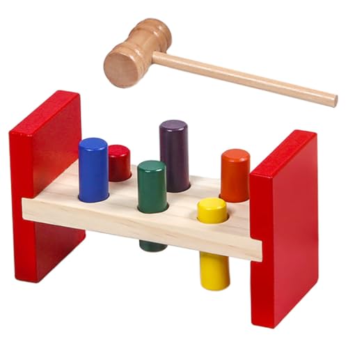 Yardwe 1 Satz Kinderhaufen Fahrtisch für Kinderhaufen guter Motor sensorisch Kleinkinder Sinnesspielzeug -Percussion- schlagendes hölzern rot Yardwe 1 Satz Kinderhaufen Fahrtisch für Kinderhaufen guter Motor sensorisch Kleinkinder Sinnesspielzeug -Percussion- schlagendes hölzern rot von Yardwe