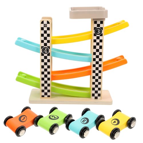 Yardwe 1 Satz Kleines Holzspielzeug mit Autorennbahn Autos für Lernspielzeug und Motorische Fähigkeiten Jungen Jahren Yardwe 1 Satz Kleines Holzspielzeug mit Autorennbahn Autos für Lernspielzeug und Motorische Fähigkeiten Jungen Jahren von Yardwe