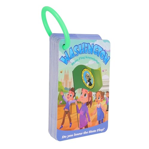 Yardwe 1 Satz Kognitive Karte der Zustandsflagge Bildungskarten Karteikarten mit US-Staatsflaggen tragbares Kinderspielzeug Lernkarte Kognitiver Lernspielzeug Plastik Yardwe 1 Satz Kognitive Karte der Zustandsflagge Bildungskarten Karteikarten mit US-Staatsflaggen tragbares Kinderspielzeug Lernkarte Kognitiver Lernspielzeug Plastik von Yardwe