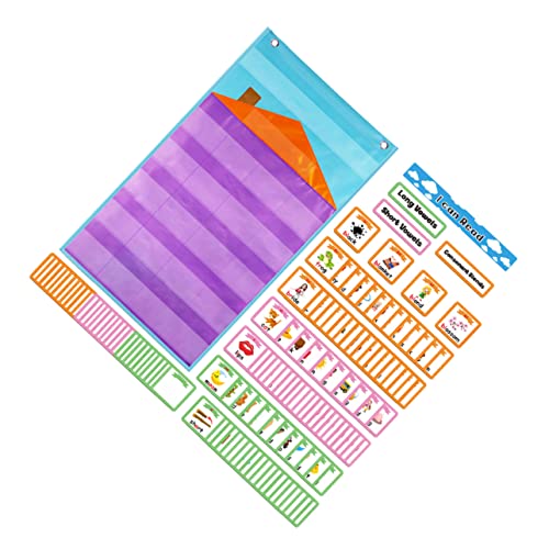 Yardwe 1 Satz Kompaktes Lernkarten mit Praktischer Hänge Chart für Englischunterricht Fördert Gedächtnis und Eltern Lernen mit Lebendigen Bildern für Zuhause von Yardwe