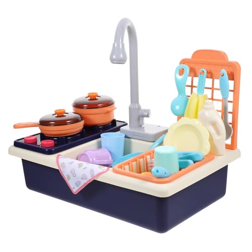 Yardwe 1 Satz Küchenspüle Spielzeugset für Elektrische Waschmaschine mit Wasserfunktion Batterielos Blau Fördert Kreativität und Hausarbeitsfähigkeiten Lernspielzeug für Jungen Yardwe 1 Satz Küchenspüle Spielzeugset für Elektrische Waschmaschine mit Wasserfunktion Batterielos Blau Fördert Kreativität und Hausarbeitsfähigkeiten Lernspielzeug für Jungen von Yardwe