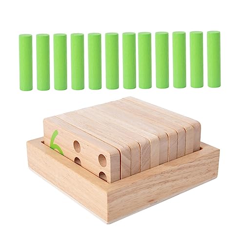 Yardwe 1 Satz Mathematische Erleuchtungsbausteine mit Zahlenblöcken Mathe-Lernspielzeug für Kindermathematikwerkzeuge Mathe-kognitives Mathe-Spiel hölzern Yardwe 1 Satz Mathematische Erleuchtungsbausteine mit Zahlenblöcken Mathe-Lernspielzeug für Kindermathematikwerkzeuge Mathe-kognitives Mathe-Spiel hölzern von Yardwe
